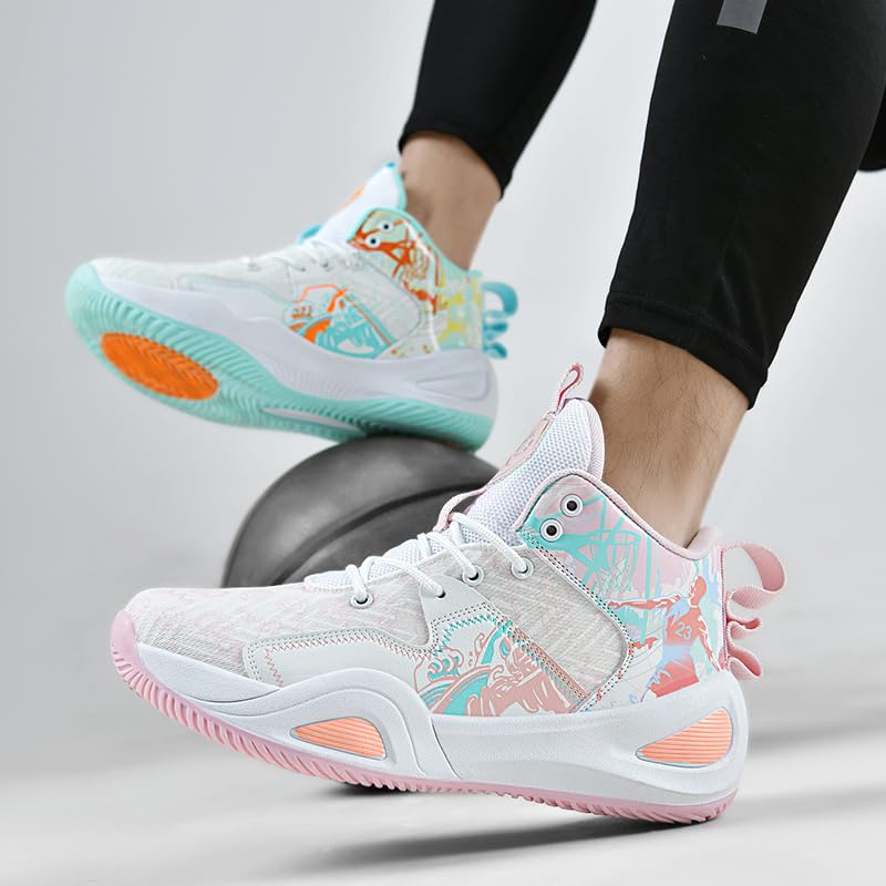 Basketball Shoes for Womens Mens Breathable Fashion Sneakers Comfortable Volleyball Outdoor Non Slip Sport Woman Man Shoe4
