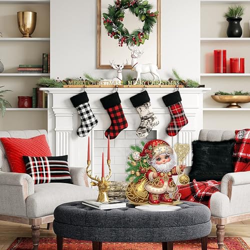 JJFox DIY 5D Tabletop Diamond Art Painting Kit， Desktop Ornament Special Shaped Rhinestone Desk Placement Ornament，Home Office Stand Up Gem Painting Craft Kit，Gift (Father Christmas-2) by JJFox - Used condition - Image 6
