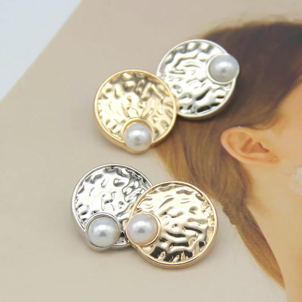 Boutons à Coudre, Paquet de Boutons à Tige en Perles 18 mm et 25, Couleurs mélangées(Mixed,25mm 10pcs)