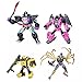 Transformers Buzzworthy Bumblebee - War for Cybertron Worlds Collide 4-Pack with Nemesis Primal, Fangry, Bumblebee, and Blackarachnia