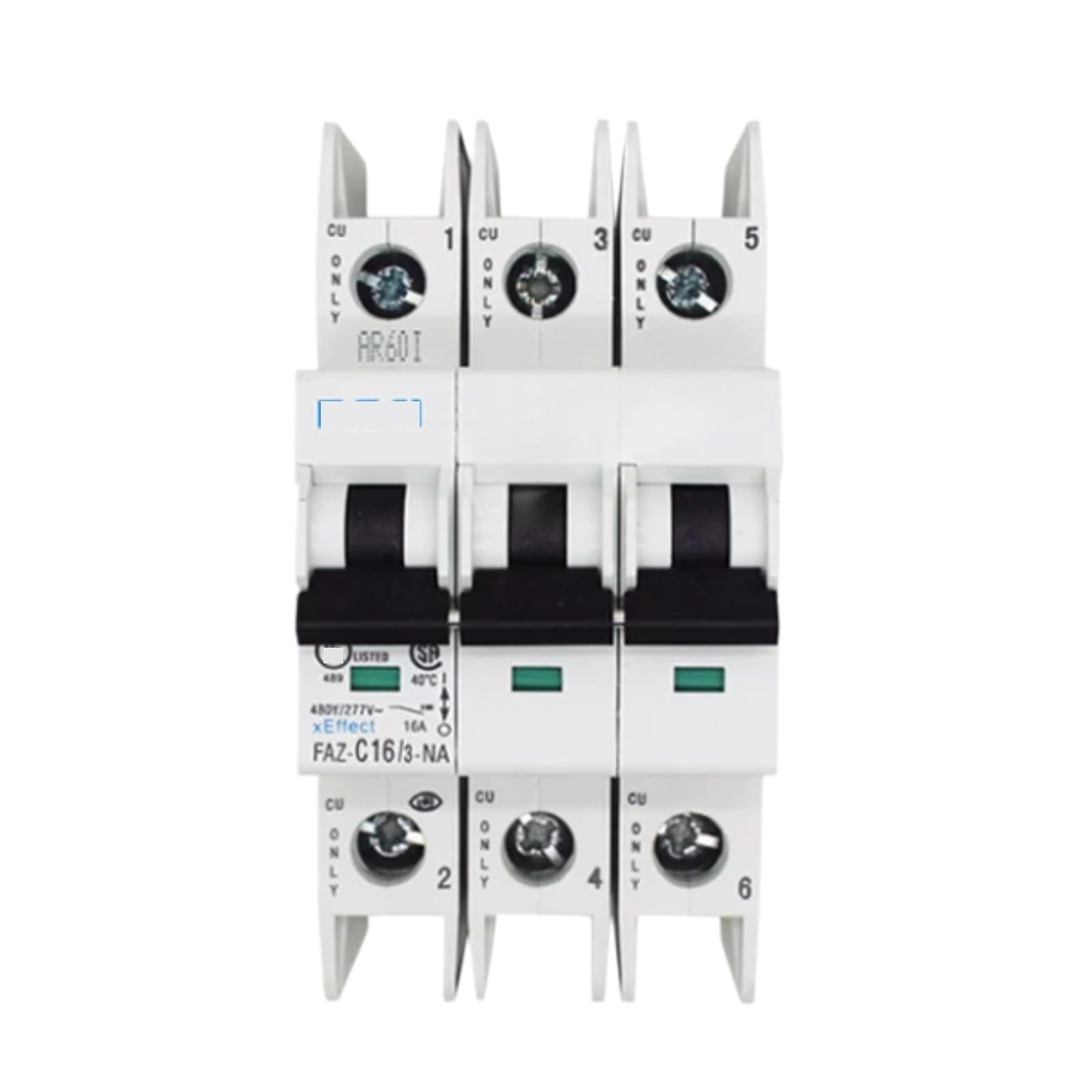 HKEJSJWA Circuit Breaker FAZ-C16/3-NA, 16A 3P Mini Circuit Breaker