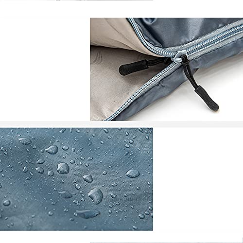 Jianghuayunchuanri Bequemer Schlafsack Outdoor Camping Schlafsack Universal Verdickte kaltefeste Erwachsene Tragbare Schlafsack Indoor- und Outdoor-Aktivitäten (Farbe : Grau, Size : 230x100cm) - Image 6