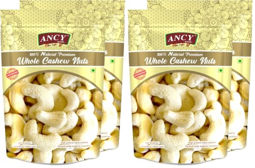 Image of Ancy Kaju (Cashew) 500 Grams (250 Grams X 2) for All Ages | High in Protein and Boosts Energy and Build Immunity | Healthy Nutritious Cashew Nut | Delicious Vegan & Crunchy Kaju Nut for Cooking and Raw Eating