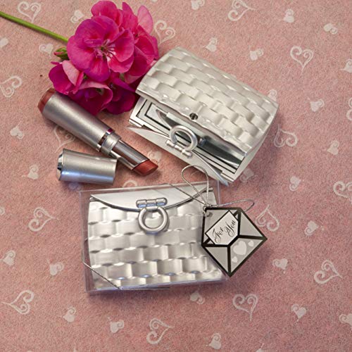 Fashioncraft 5926 Pocketbook-Design Elegant Reflections Collection Compact Mirror Favors, Set Of 40 #TOP4