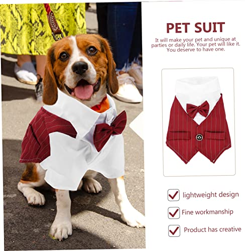 Vestido formal para cachorro disfraz para perro talla M miniatura 2