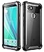 Google Pixel 2 XL case, i-Blason [Ares] Full-Body Rugged Clear Bumper Case with Built-in Screen Protector for Google Pixel 2 XL 2017 Release (Black)