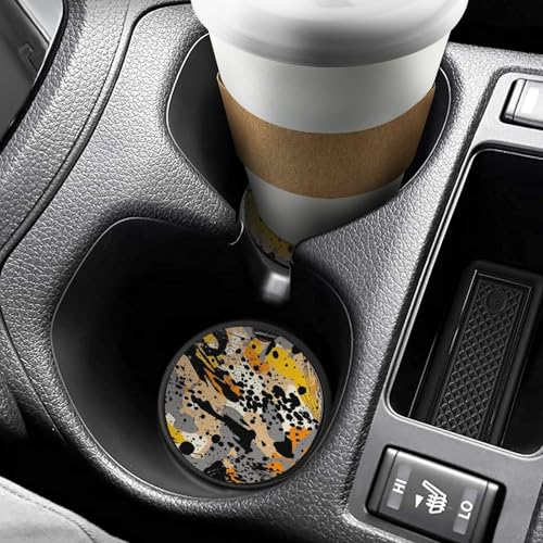 Portavasos para coche con patrón animal, 2 piezas miniatura 6