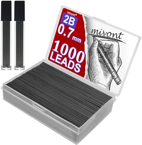 1000 PCS 0.7mm 0.7 Millimeter Lead Refills for Mechanical Pencils...
