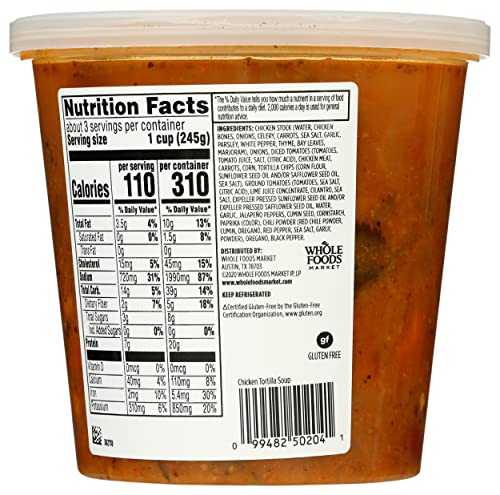 Whole Foods Market, Chicken Tortilla Soup, 24 Ounce #TOP1