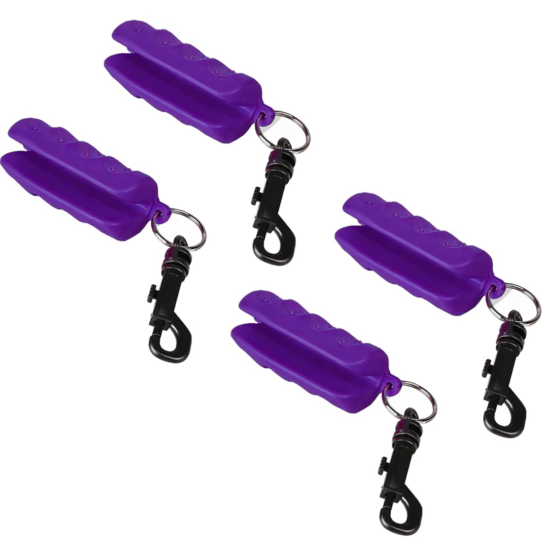 KRATARC Archery Arrow Puller Target Remover Gripper with Belt Clip (Purple-4pcs)