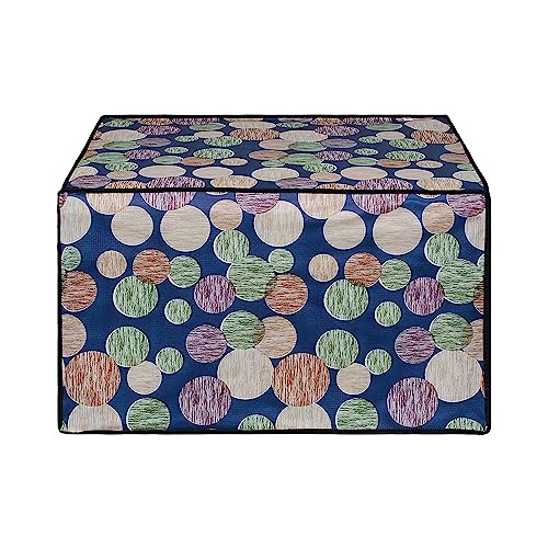 Image of DREAM KING Stylish Design & Printed Microwave Oven Cover Full Closure |waterproof & Dustproof Oven Cover Suitable for All Models - Multicolour SA71
