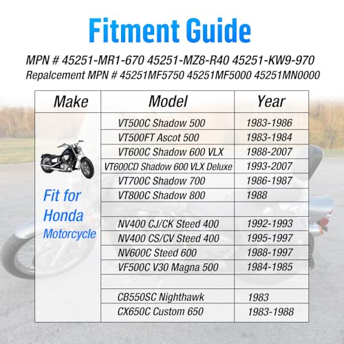 Mabutingti Vordere Bremsscheibe Rotor für Honda Shadow 600 VT600C / VT600CD 1988-2007 Shadow 500 700 800 Ascot 500 VT500 VT700 VT800 1983-1988 Magna 500 VF500C Steed 600 400 NV600 NV400