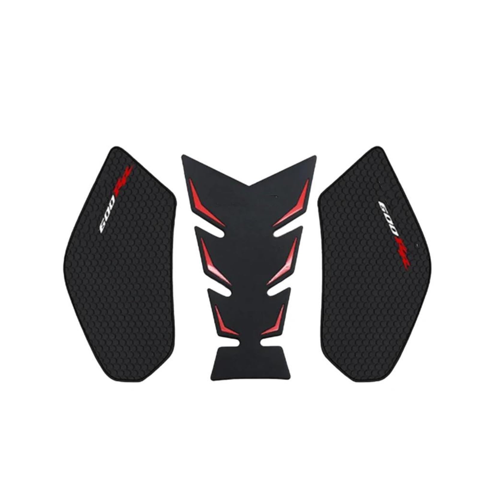 Pegatinas laterales para tanque CBR600RR 2003-2006 en goma negra 6