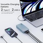 NOBIS 35W Portable Charger, 20000mAh Power Bank | Battery Pack with C to C Cable, Battery Bank with Digital Display for Phone Android etc