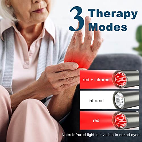 Rotsha Red Light Therapy Device Upgraded 2in1 Red Infrared Light