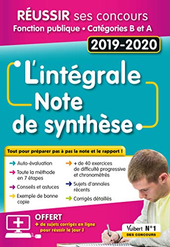 Télécharger L'intégrale de la Note de synthèse : Catégories A et B - Concours 2019-2020 PDF