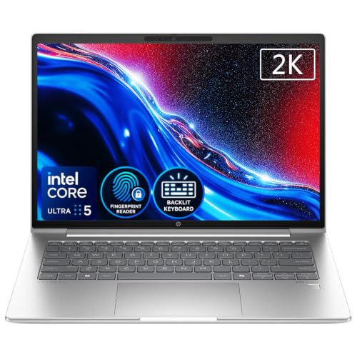 HP ProBook 440 G11 14" 2K Business AI Laptop, Intel Core Ultra 5 125U, 32GB DDR5 RAM, 1TB SSD, Fingerprint Reader, Backlit Keys, Ethernet Port, Wi-Fi 6E, Poly Studio Audio, Copilot AI, Windows 11
