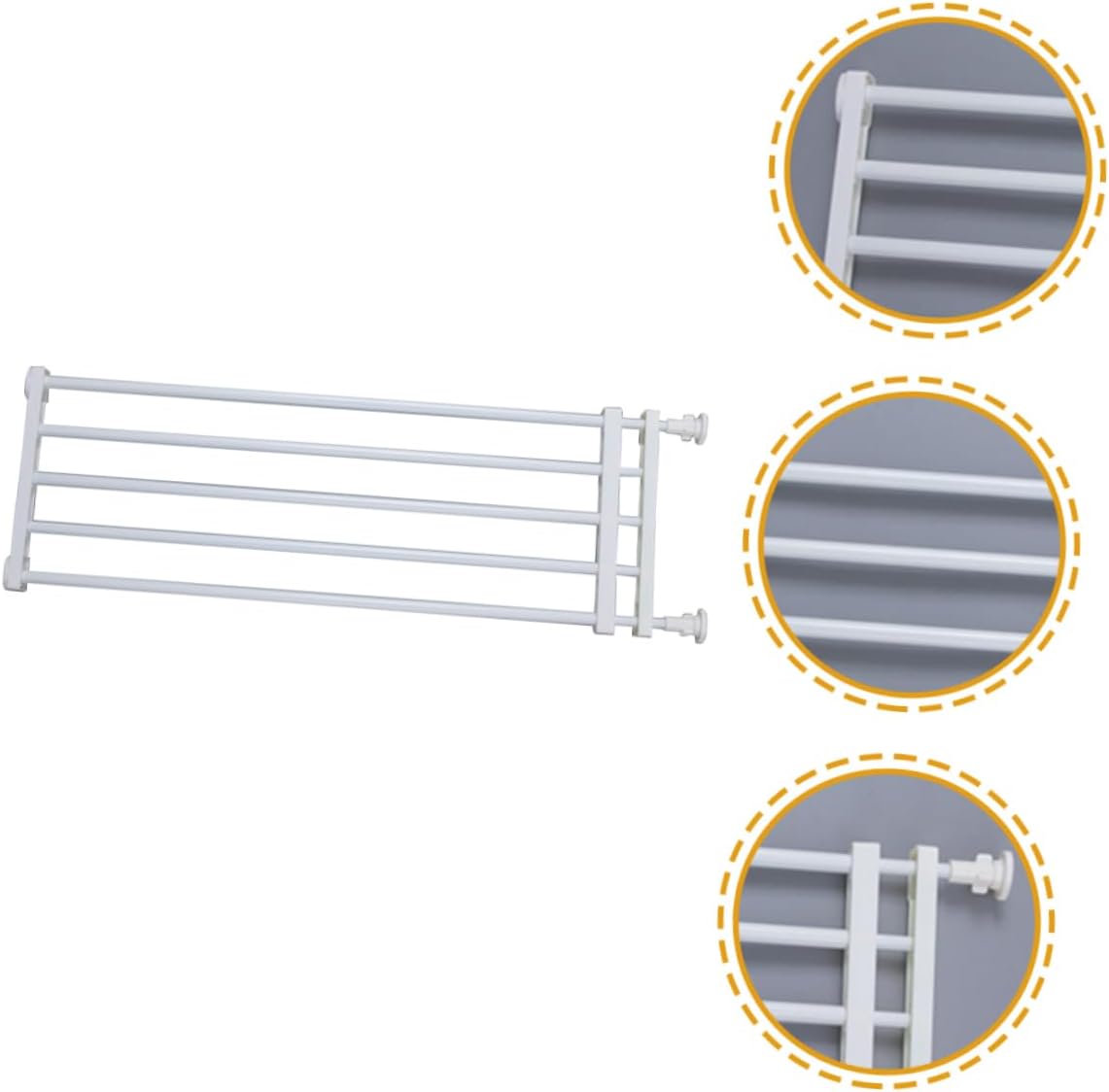 Walk Through and Pet Gate Height Safety Protector for Doorways and Stairs Easy Installation and Dog Friendly Barrier