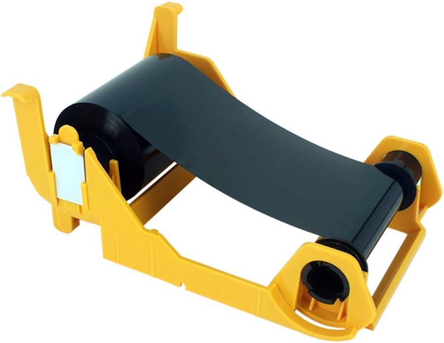 800017-201 Black Monochrome Ribbon for Zebra P11XX Card Printers, P100i P110i P120i Resin Ribbon, 1000 Prints