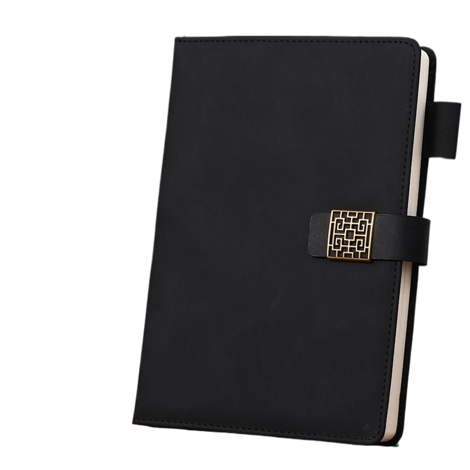 3 piezas cuaderno vintage A5 de cuero sintético Para La Escritura | Cubierta de cuaderno de cuero sintético, cuaderno vintage de cuero sintético con cubierta suave(Color2)