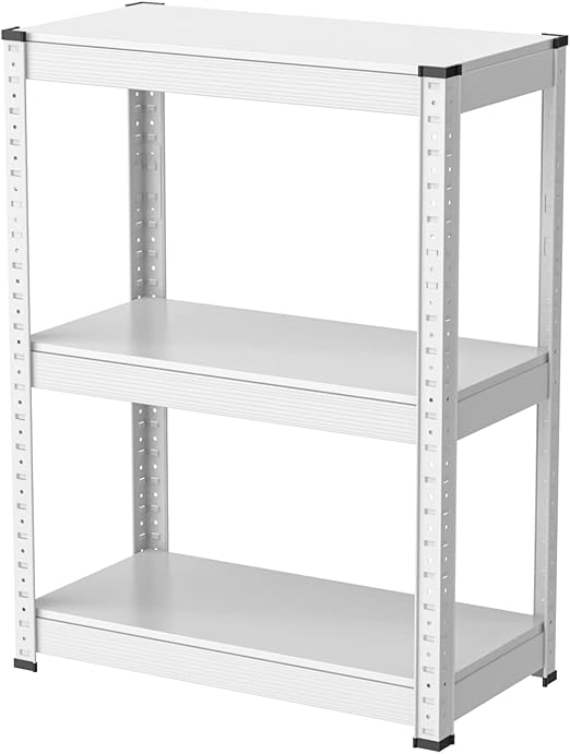 Amazon|Umimileラック スチールラック 幅60cm 3段 耐荷重120kg/段 メタルラック (幅60×奥行30×高さ80cm, ホワイト)|スチールラック本体 オンライン通販 Amazon|Umimileラック スチールラック 幅60cm 3段 耐荷重120kg/段 メタルラック (幅60×奥行30×高さ80cm, ホワイト)|スチールラック本体 オンライン通販