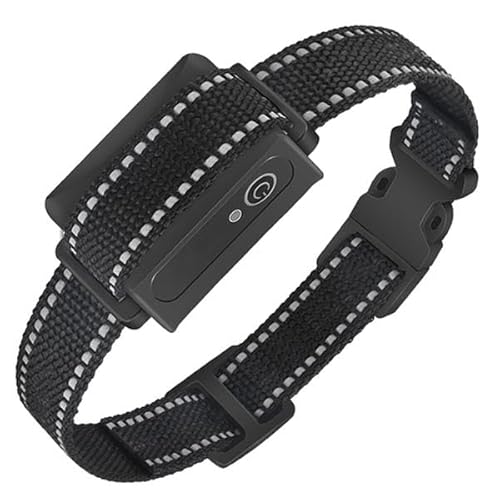 3280 ft. Dog Training Collar Receiver IP67 Waterproof Dog Bark Shock Vibration Beep Receiver Black