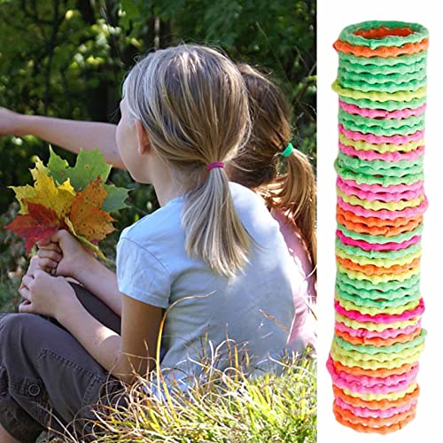 Mini cabelo sem costura,50 pçs/conjunto Pequenas e Simples Elásticas Cabelo Titular Pequeno Rabo Cav