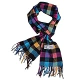 TZ Promise Buffalo Plaid Cashmere Feel Classic Soft Luxurious Winter Scarf For Men Women (Buffalo Check Multicolor)