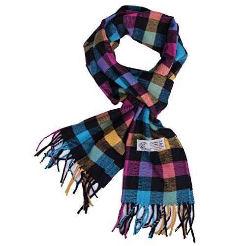 Buffalo Plaid Cashmere Feel Classic Soft Luxurious Winter Scarf For Men Women (Buffalo Check Multicolor)