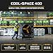 Big Ass Fans - Cool-Space 400 - Portable Evaporative Swamp Cooler, 36 Inch Diameter Fan Indoor Outdoor Use Continuous or Fillable 46 Gallon Capacity Variable Speed – Cooling for Warehouses & Workshops