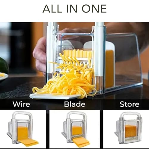 Cortador de queso herramienta multifuncional cocina acero inoxidable ABS 6