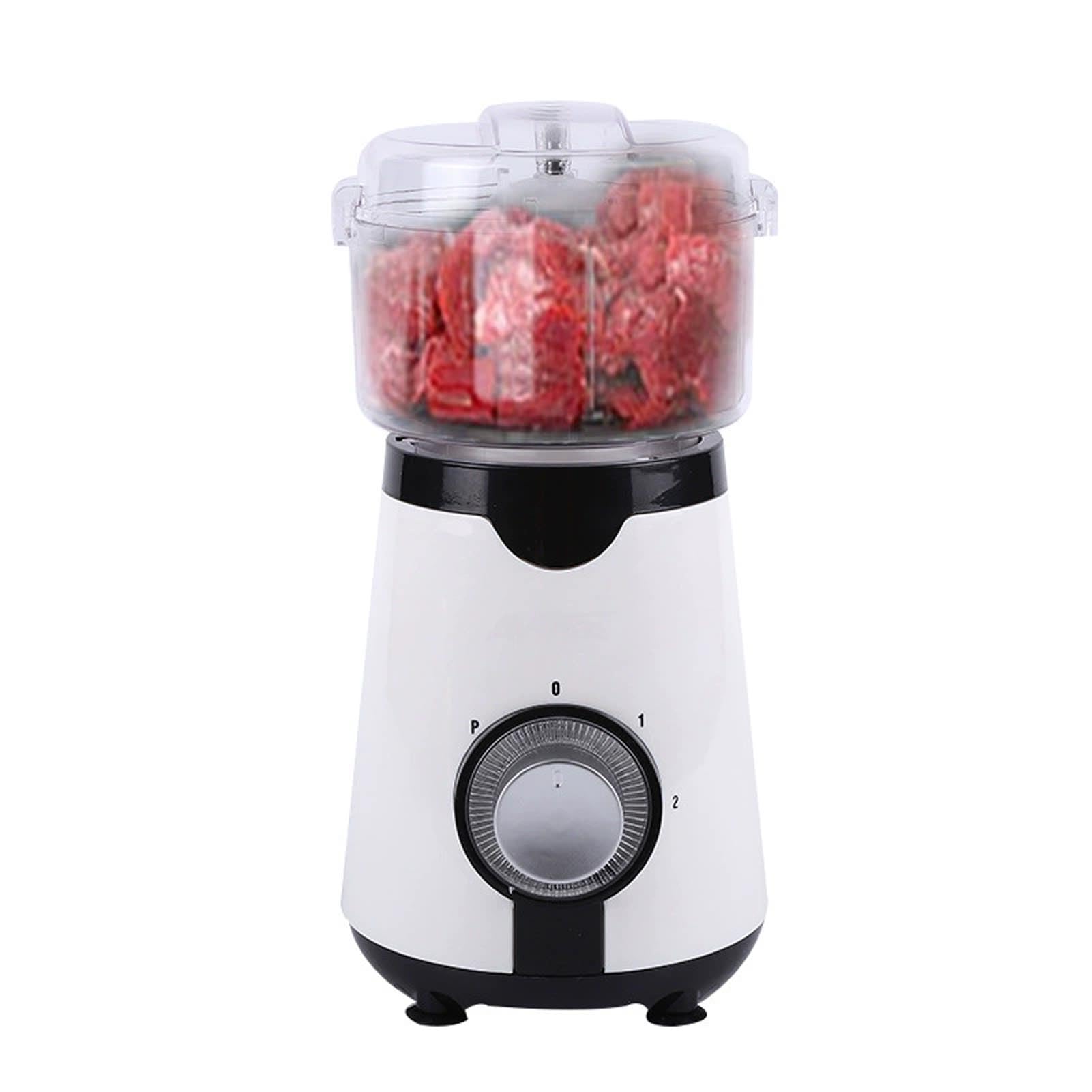 Robot da, Tritatutto Elettrico per Verdure e Tritacarne da 3800 W 26000 Giri/min con Estrattore di Succo e Macinino Avanzato, per Uso Domestico in (Spina europea)
