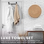 KAHAF Collection 6-Pack Bath Towels - Lightweight - Extra Absorbent - 100% Cotton - Shower towels (Multi, 27 inchesx54 inches) - Image 4