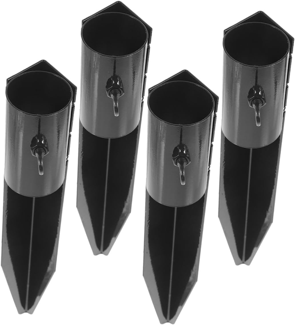4pcs Landscape Light Spike Accessories Reinforced Metal Ground Stakes for Solar Garden Lights Weatherproof and for Outdoor Use for Backyard Decor