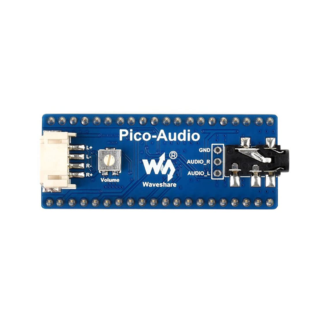 Audio Expansion Module For Raspberry Pi Pico, Headphone And Speaker Signal Output At The Same Time, Wide Range Audio Sampling Rate