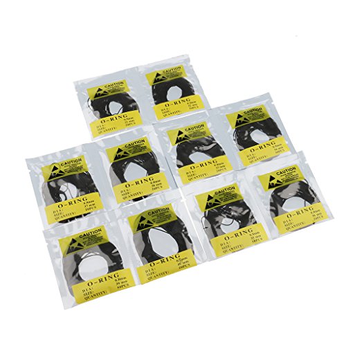 腕時計Oリング 0.8mm 約500個入り 取り替え ゴムパッキンOリング ガスケット 裏蓋パッキン 31～40mmインナーガスケット直径対応