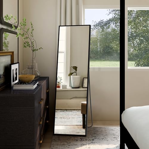Delma Wall Mirror Full Length Mirror,Standing Mirror Full Body,Large Floor Mirror For Wall Door Bedroom Bathroom Living Room With Aluminium Frame thumb #1