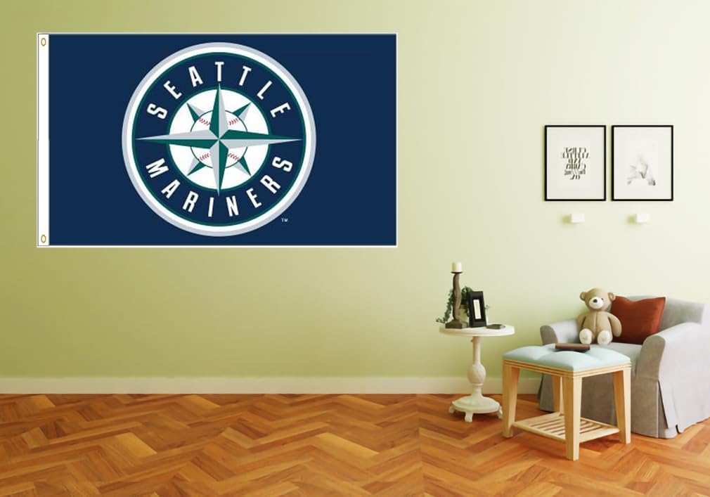 Mariners Flag Banner 3x5ft Polyester Flag For Garage Room Man Cave - Image 3