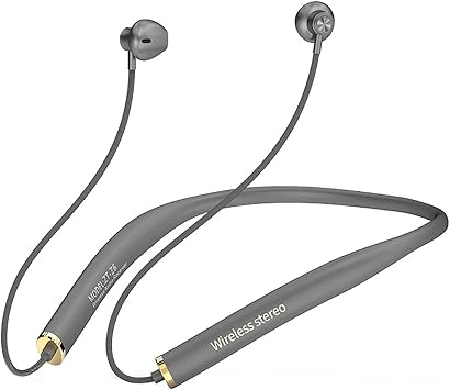 IKXO Neckband Bluetooth Headphones Wireless Earbuds 5.0 CVC 8.0 Waterproof Sport Earphones Noise Cancelling Headset with Mic for Running, Driving, Working Compatible with Magnetic