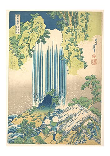 Affiche Yoro Waterfall de Hokusai pour créer un salon zen et élégant