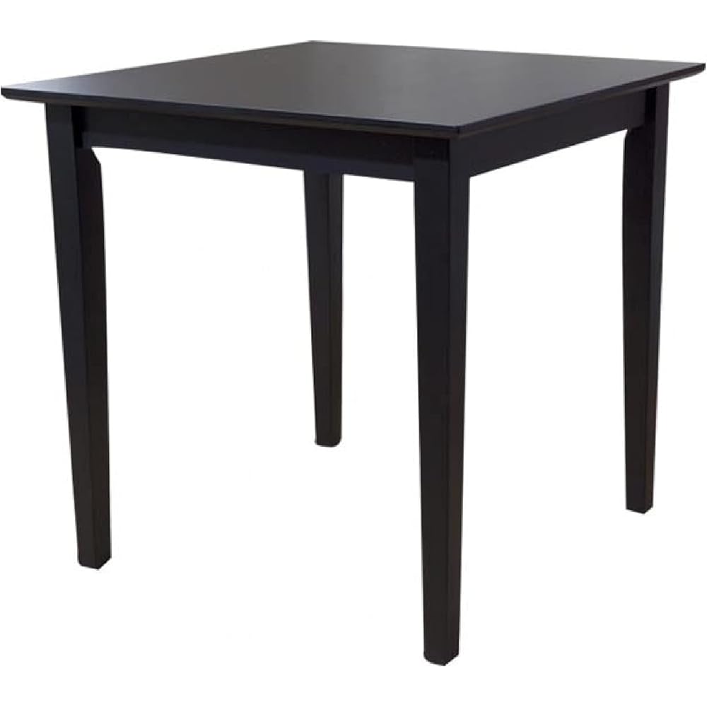 Amazon.com - Dining Table, Black Square Wood Dining Table Contemporary ...