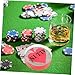 ERINGOGO Poker Game Dealer Button Double Layer Acrylic Chip for and Bright Lightweight Game Prop for Indoor Outdoor Use
