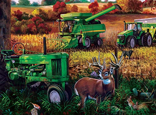 MasterPieces 2000 Piece Jigsaw Puzzle for Adults, Family, Or Youth - Farm Country 4-Pack - 14"x19" by Masterpieces - Used condition - Image 6