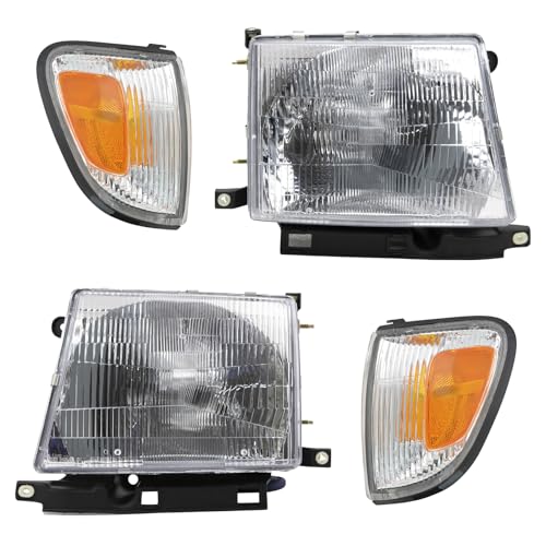 Kit 4 Piezas Luces Frontales Toyota Tacoma Compatible 1997-2000 miniatura 3