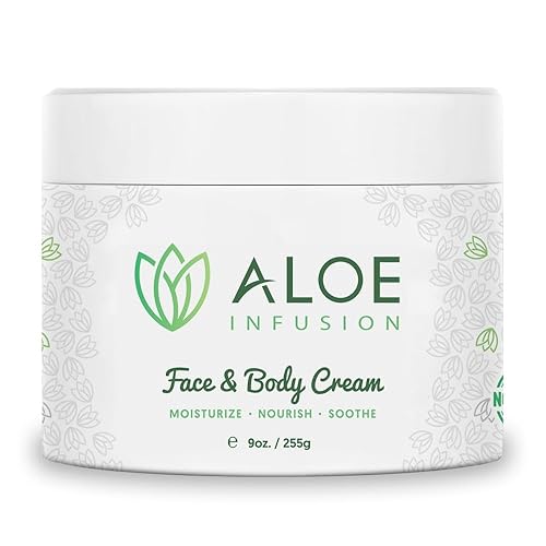 Crema hidratante para cara y cuerpo de infusión de aloe vera orgánico, manteca de karité, coenzima Q10, aceite de semilla de uva, aceite de nuez de disponible en Yaxa Costa Rica