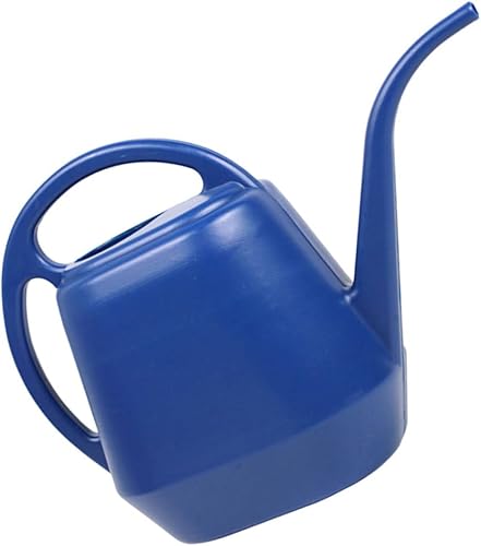 Regadera azul oscuro de gran capacidad, práctica botella de riego de jardinería para plantas de interior y exterior, regadera rociador de jardín