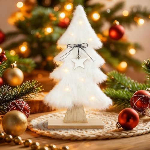 Herbst Weihnachtsdeko Innen Holz, Weihnachtsbaum Pelziger...