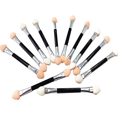 Gsdviyh36 Double Headed Eyeshadow Brushes, Portable Soft Sponge Eye Makeup Tool, Make Your Eye Makeup More Perfect, 12Pcs/Set