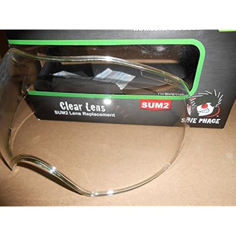 Save Phace New SUM2 Sport Goggles Mask Anti-Fog Replacement Lens - Clear Cover