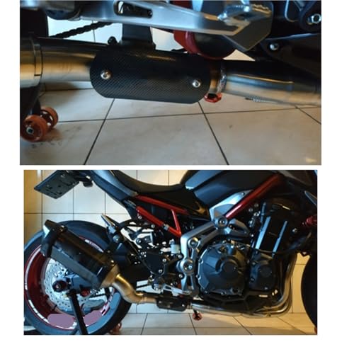 Abrazadera de escape y protector térmico para solucionar quemaduras en motos 3